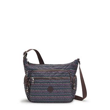 Kipling Gabbie Printed Crossbodytassen Taupe | BE 1162YX